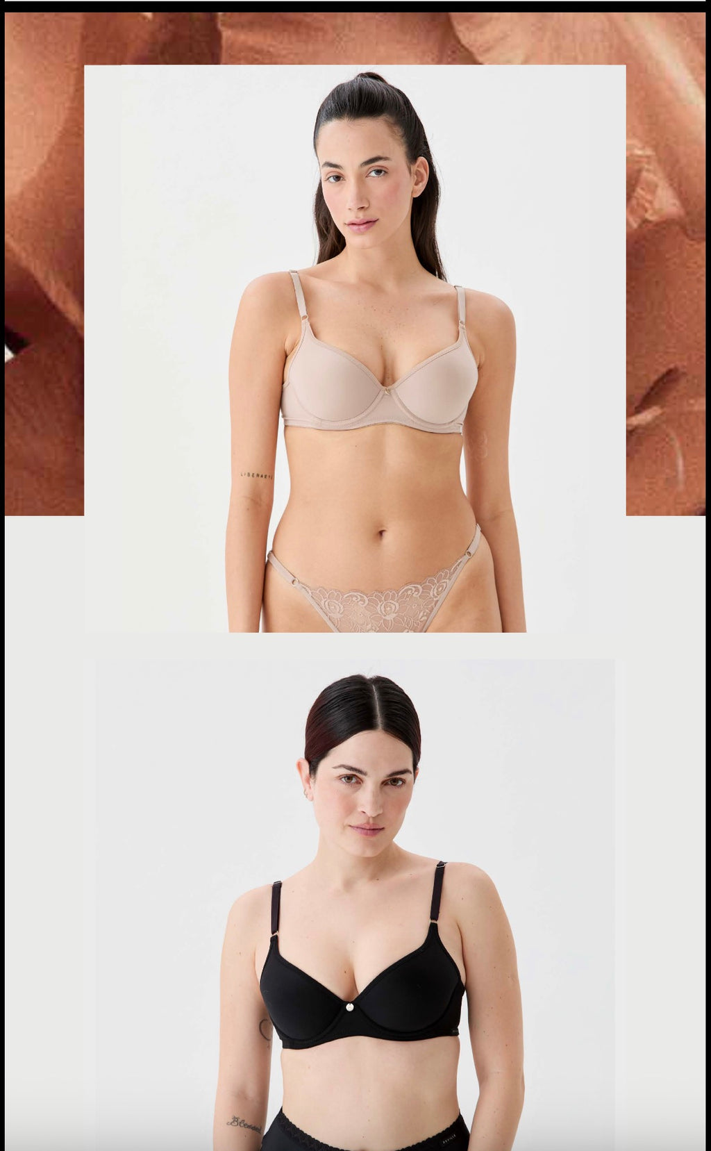 Deville Art.550 - Soutien con Aro Sin Costura Tricot Lycra