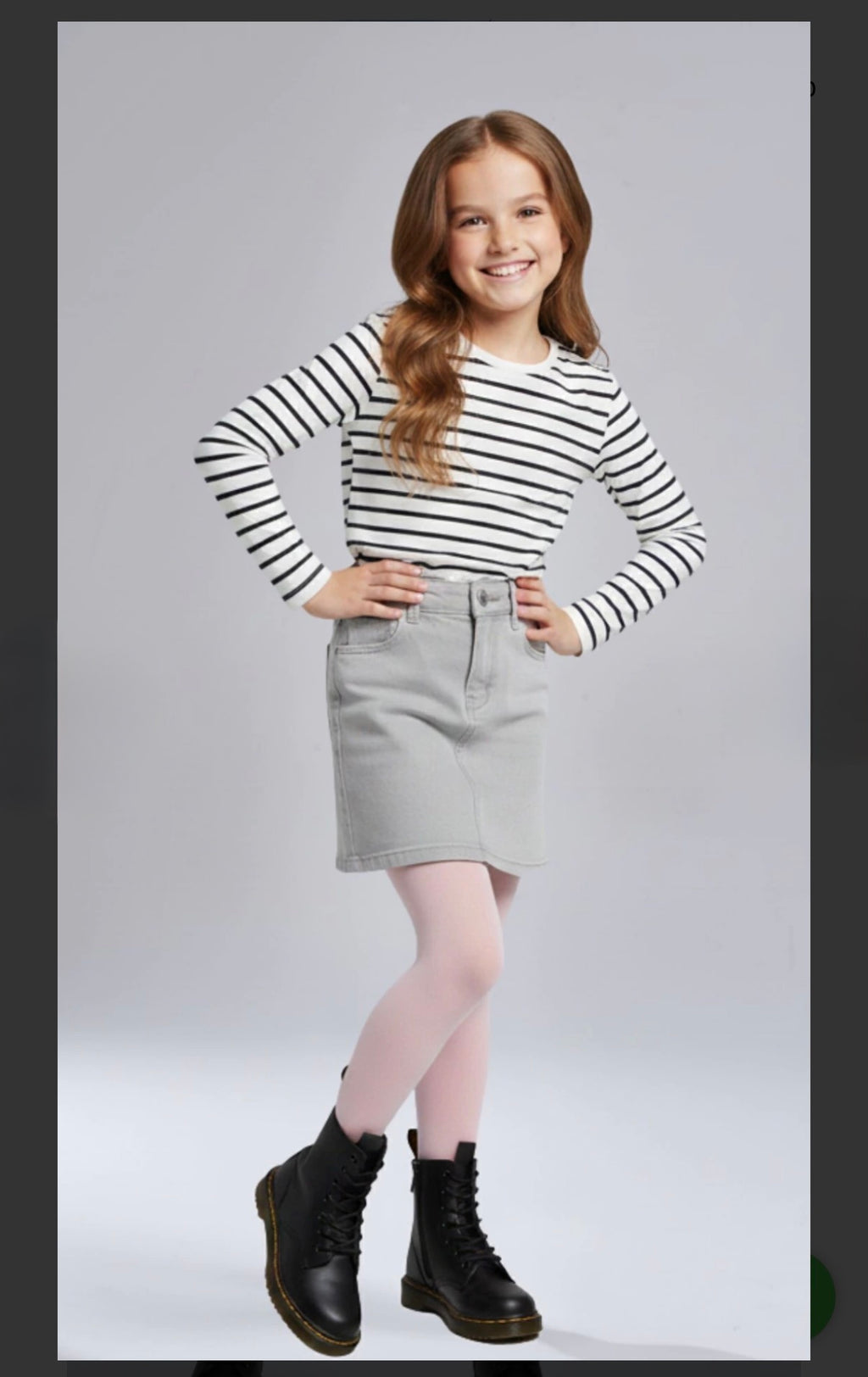 1500 - Cancan Lycra Ultraopaco de Niña