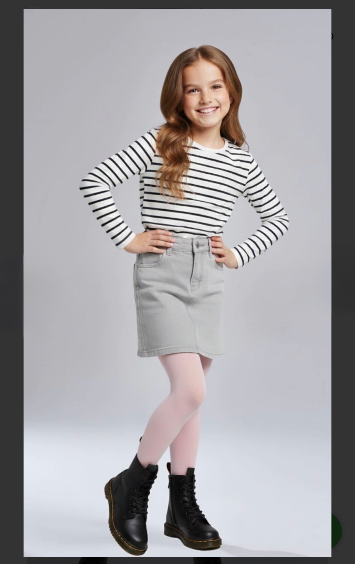 1500 - Cancan Lycra Ultraopaco de Niña